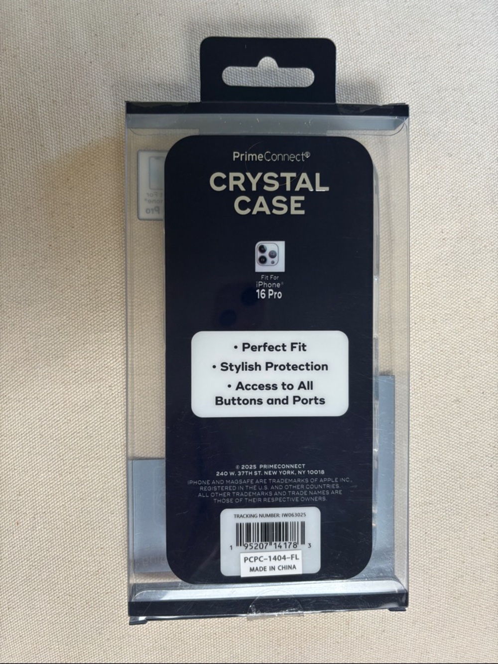 Floral Clear MagSafe Case for iPhone 16 Pro - Pink/Green - Picture 2 of 3